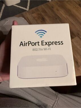 Apple AirPort Express Wireless Router - White and Blue Accents